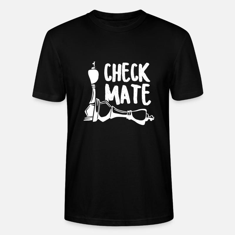 Roi de l’échec et mat - T-shirt bio CRAFTER Stanley Stella Unisexe - noir