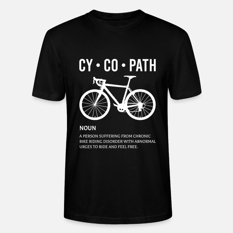 Cycopathe - T-shirt bio CRAFTER Stanley Stella Unisexe - noir