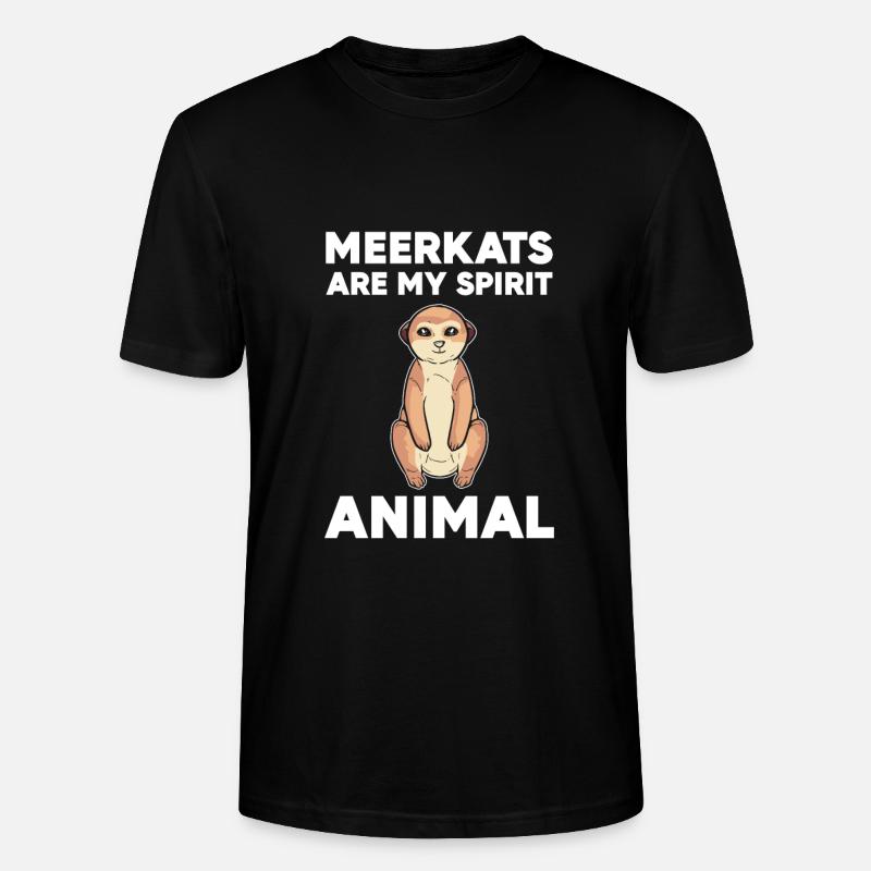 Erdmännchen - Stanley/Stella Unisex Bio-T-Shirt CRAFTER - Schwarz
