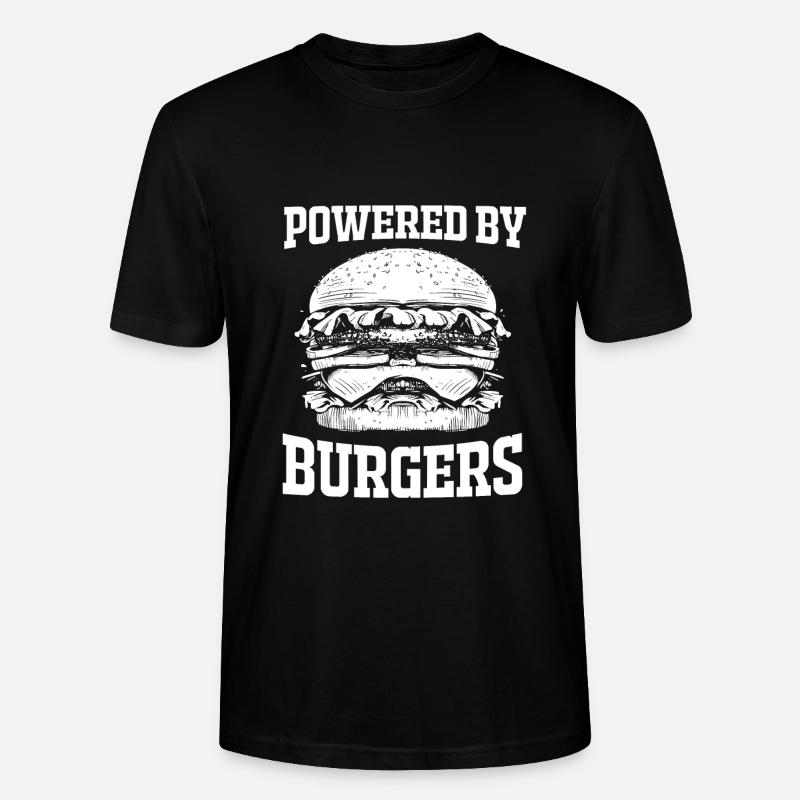 Cheeseburger - Stanley/Stella Unisex Bio-T-Shirt CRAFTER - Schwarz
