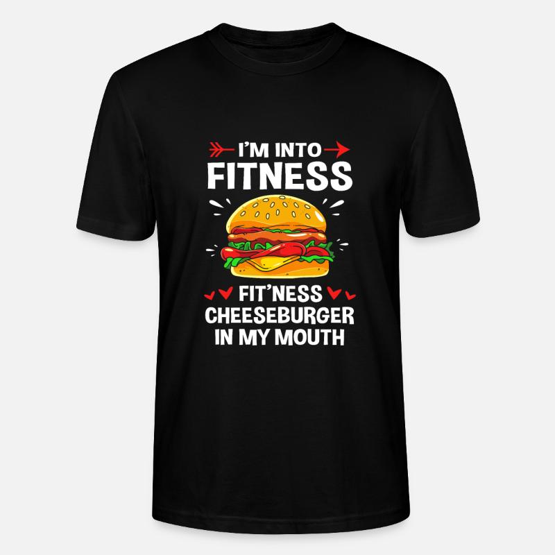 Cheeseburger Burger - Stanley/Stella Unisex Bio-T-Shirt CRAFTER - Schwarz