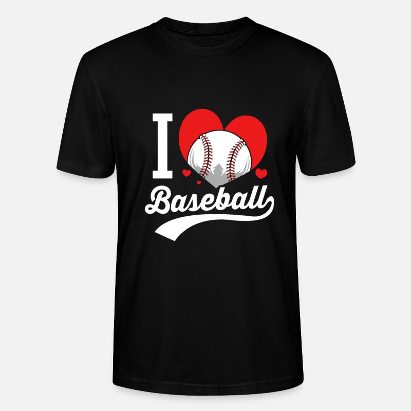 Baseball - Stanley/Stella Unisex Bio-T-Shirt CRAFTER - Schwarz