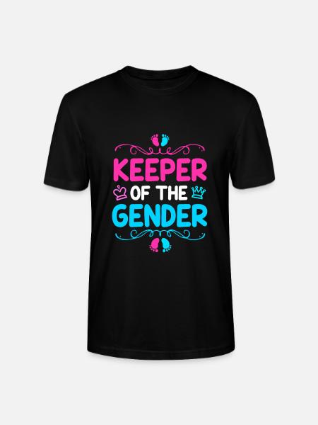 Køn afslører babyshower - Stanley Stella CRAFTER unisex økologisk-T-shirt - sort