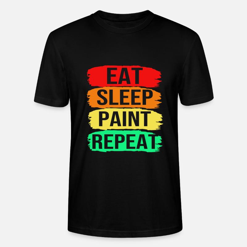 Maler - Stanley/Stella Unisex Bio-T-Shirt CRAFTER - Schwarz