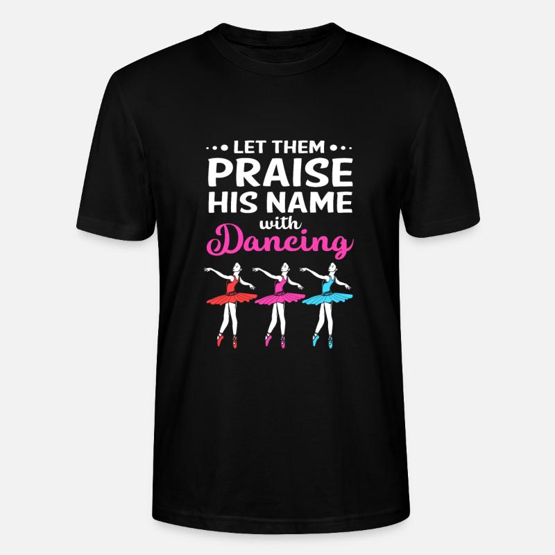 Danseuse de ballet - T-shirt bio CRAFTER Stanley Stella Unisexe - noir