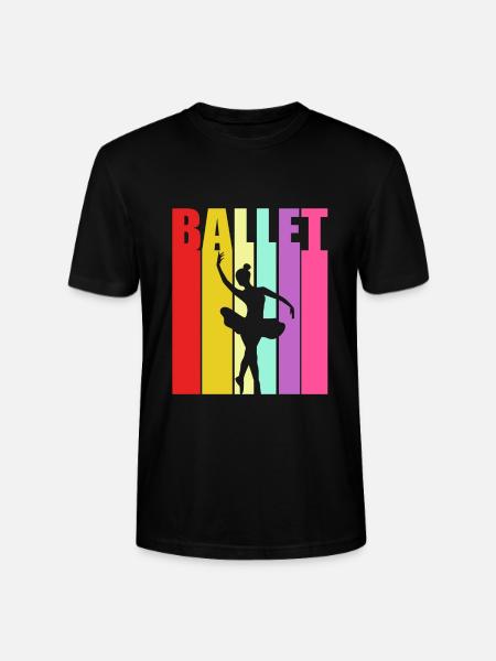 Ballet Ballet Dancer - Stanley/Stella CRAFTER Unisex Organic T-Shirt - black