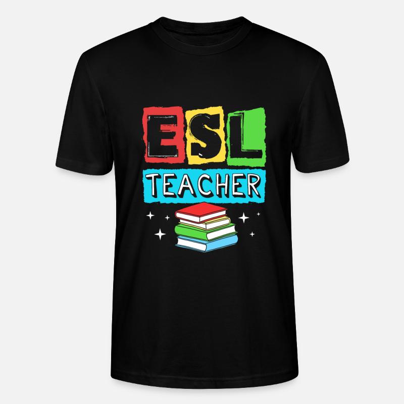Professeur d’anglais Professeur d’anglais - T-shirt bio CRAFTER Stanley Stella Unisexe - noir