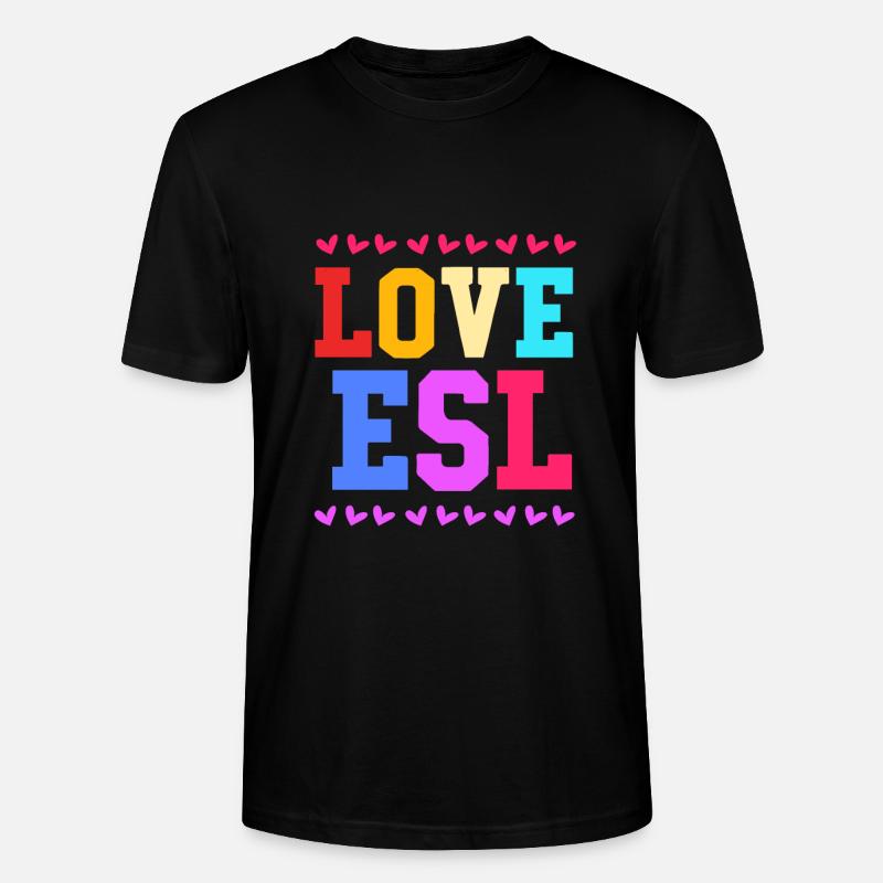 Professeur d’anglais Professeur d’anglais - T-shirt bio CRAFTER Stanley Stella Unisexe - noir