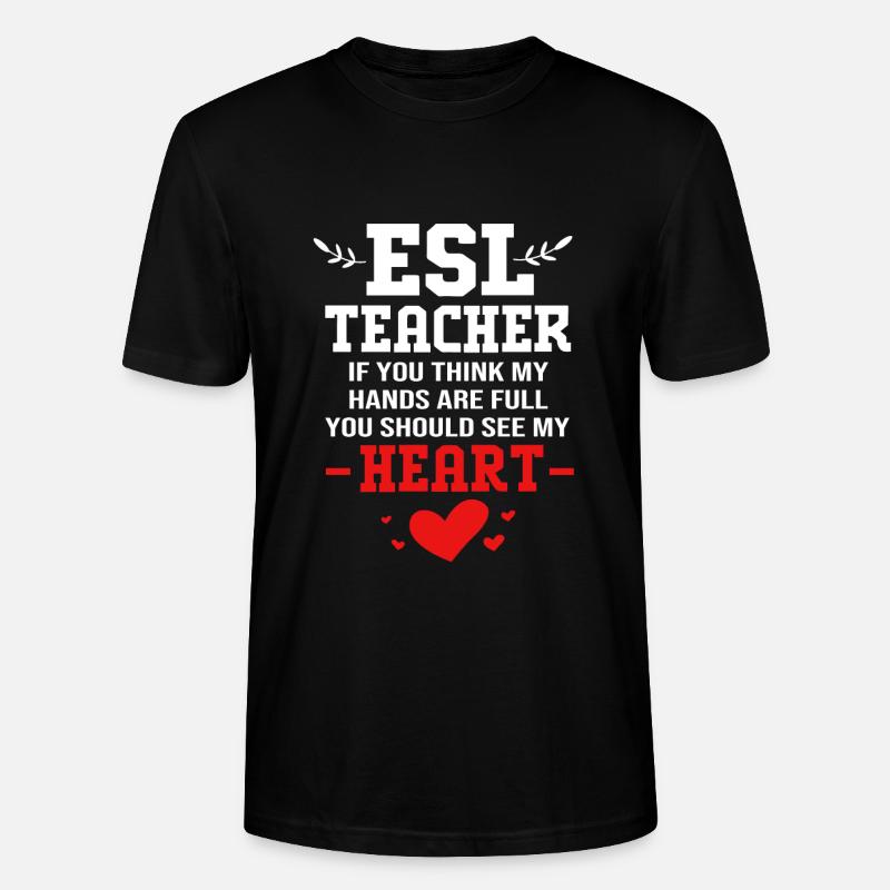 Professeur d’anglais Professeur d’anglais - T-shirt bio CRAFTER Stanley Stella Unisexe - noir