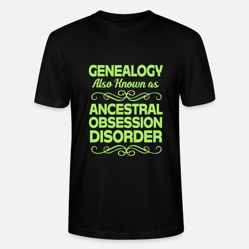 Stammbaum Genealogie - Stanley/Stella Unisex Bio-T-Shirt CRAFTER - Schwarz