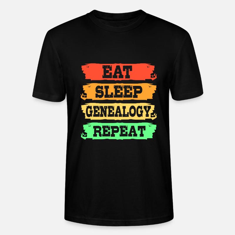 Stammbaum Genealogie - Stanley/Stella Unisex Bio-T-Shirt CRAFTER - Schwarz