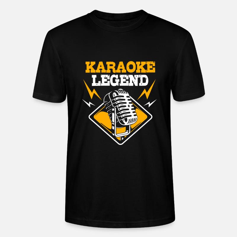 Légende du karaoké - T-shirt bio CRAFTER Stanley Stella Unisexe - noir