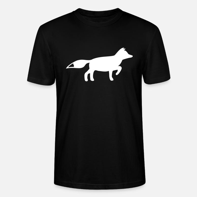 Ein Fuchs oder Füchsin - Stanley/Stella Unisex Bio-T-Shirt CRAFTER - Schwarz