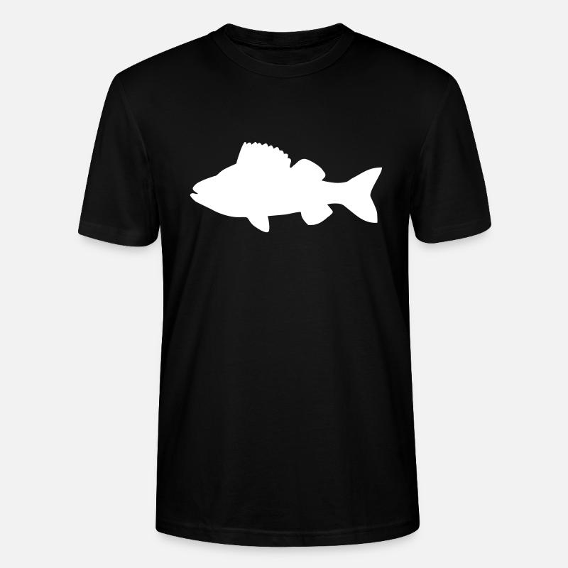 Fisch - Stanley/Stella Unisex Bio-T-Shirt CRAFTER - Schwarz