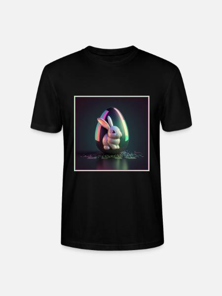 Easter 80s Style - Easter Punk - Stanley/Stella CRAFTER Unisex Organic T-Shirt - black