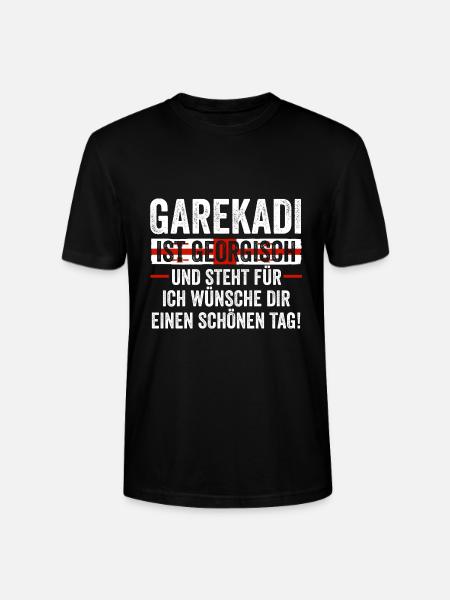 Georgian Georgia - Stanley/Stella CRAFTER Unisex Organic T-Shirt - black