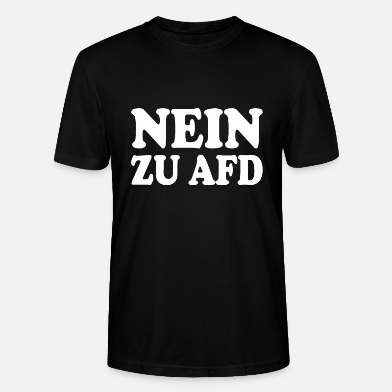 Non à afd - T-shirt bio CRAFTER Stanley Stella Unisexe - noir
