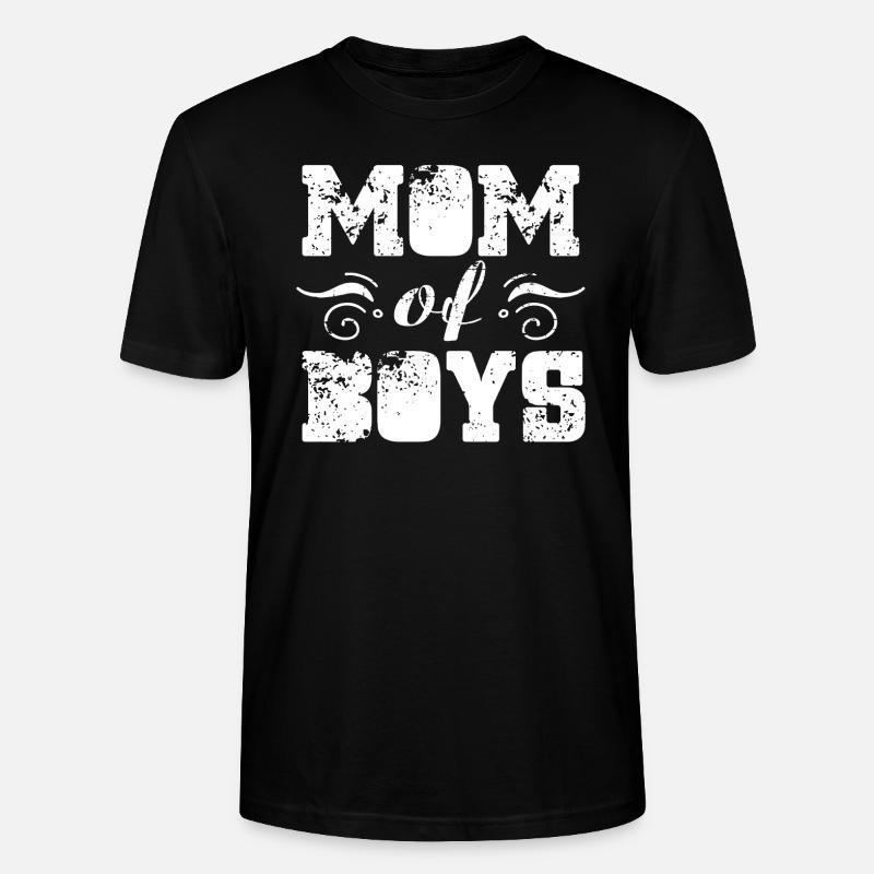 Mutter des Jungen-Shirts - Stanley/Stella Unisex Bio-T-Shirt CRAFTER - Schwarz