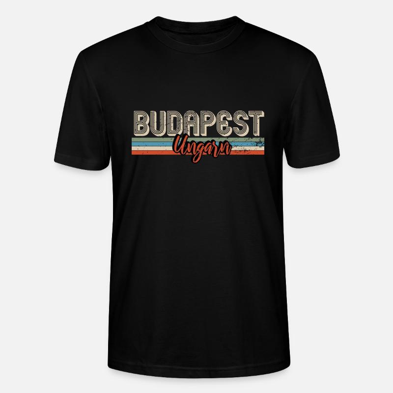 Budapest Ungarn - Stanley/Stella Unisex Bio-T-Shirt CRAFTER - Schwarz