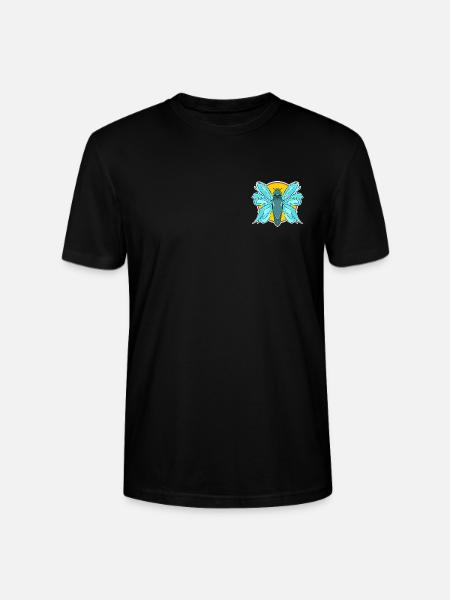 Butterflies are always in - Stanley/Stella CRAFTER Unisex Organic T-Shirt - black
