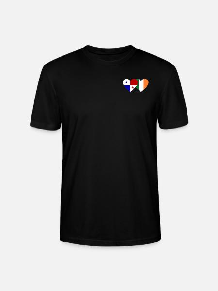 Panama Irland Flagge - Stanley/Stella Unisex Bio-T-Shirt CRAFTER - Schwarz