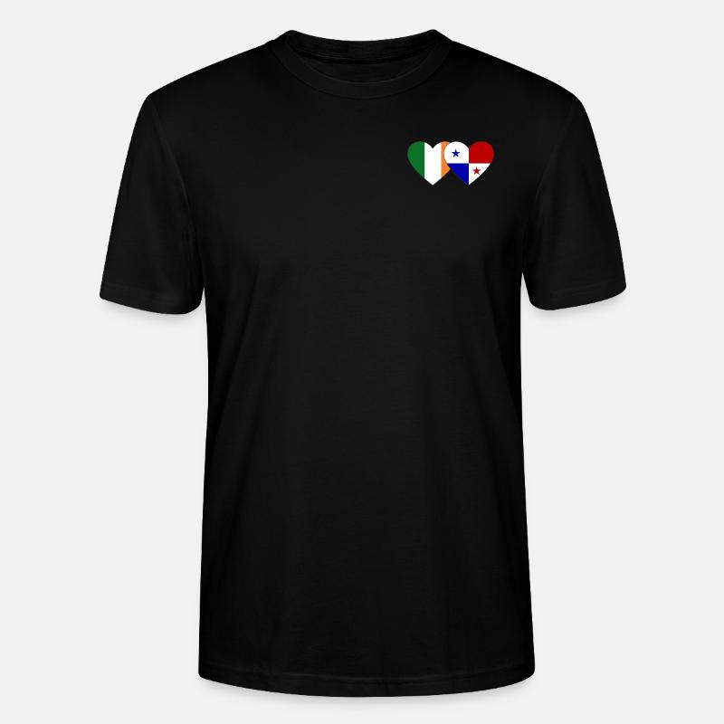 Irlande Drapeau du Panama - T-shirt bio CRAFTER Stanley Stella Unisexe - noir