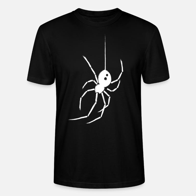 Spinne Schwarze Witwe - Stanley/Stella Unisex Bio-T-Shirt CRAFTER - Schwarz