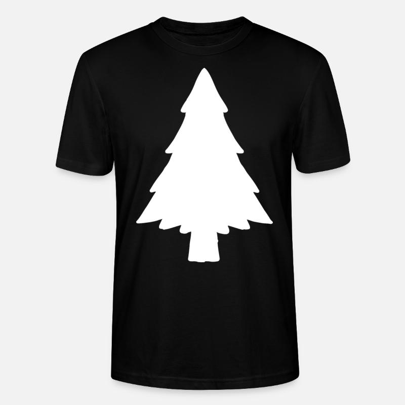 Sapin de Noël - T-shirt bio CRAFTER Stanley Stella Unisexe - noir