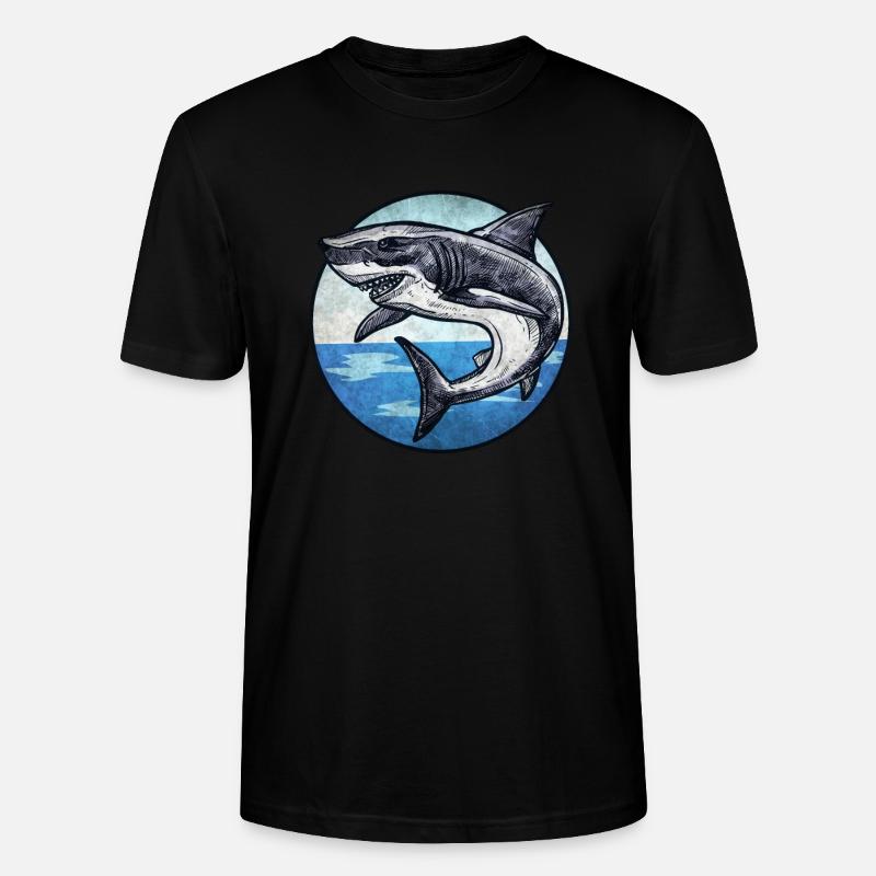Megalodon - Stanley/Stella Unisex Bio-T-Shirt CRAFTER - Schwarz