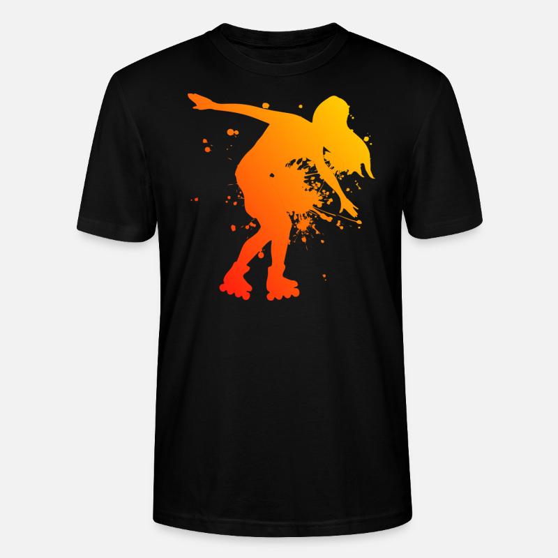 Roller Skating Rollerskaten Roller Skates - Stanley/Stella Unisex Bio-T-Shirt CRAFTER - Schwarz