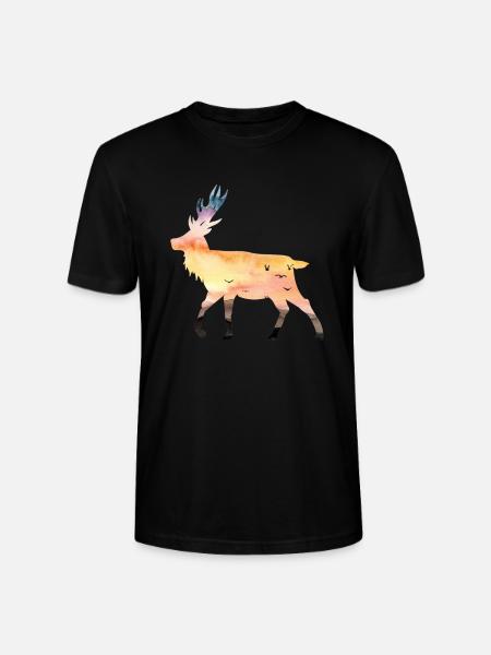 Deer - Stanley/Stella CRAFTER Unisex Organic T-Shirt - black