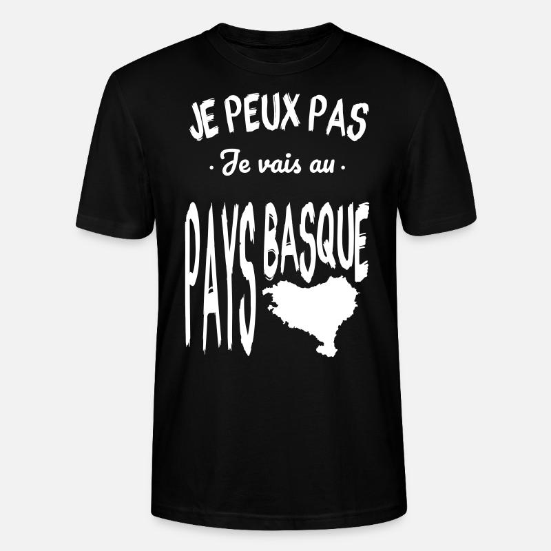 Mode Basque activé - T-shirt bio CRAFTER Stanley Stella Unisexe - noir