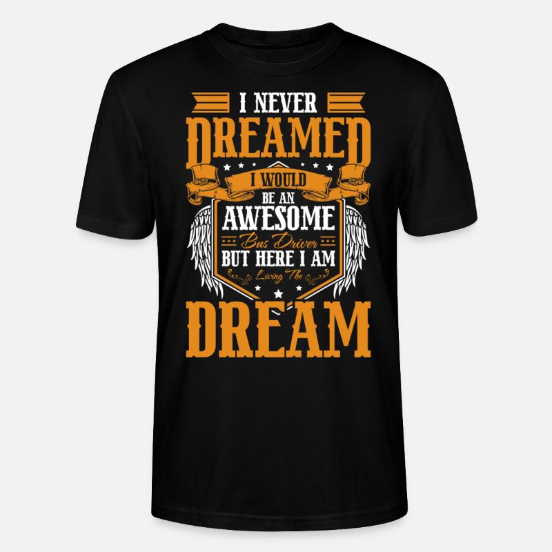 Bus Bus Bus Chauffeurs - T-shirt bio CRAFTER Stanley Stella Unisexe - noir