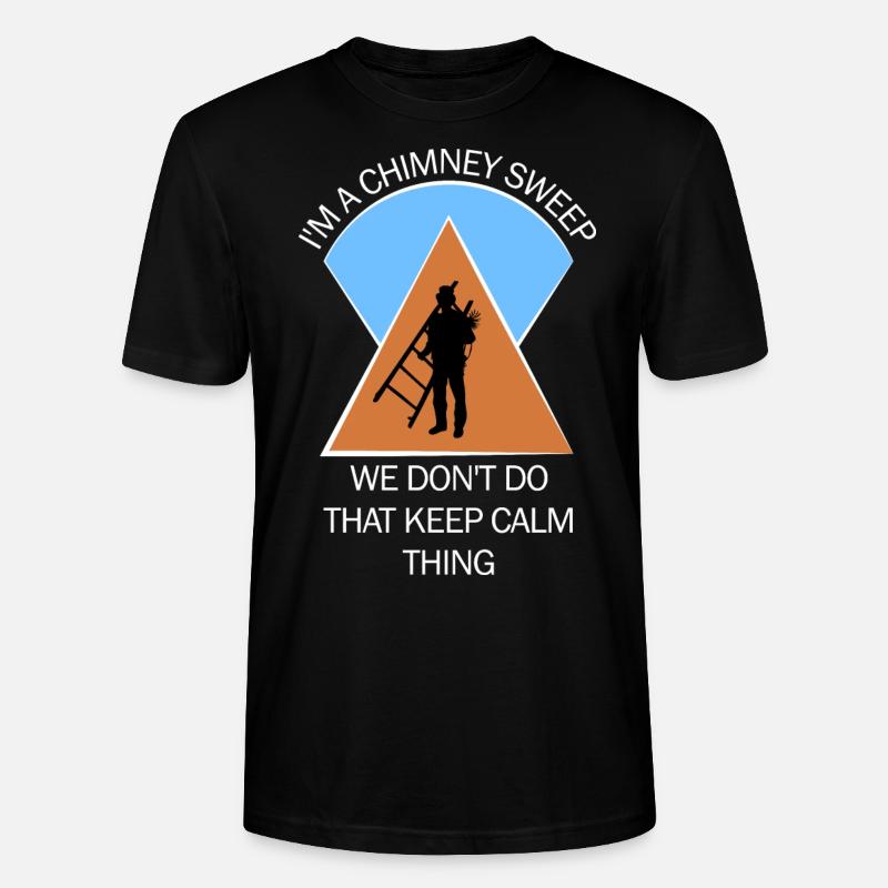 Chimney Sweep Chimney Sweep - Stanley/Stella CRAFTER Unisex Organic T-Shirt - black