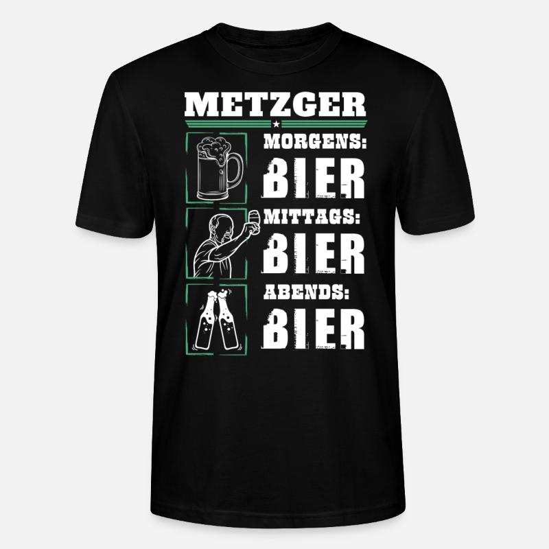 Mon quotidien de boucher - T-shirt bio CRAFTER Stanley Stella Unisexe - noir