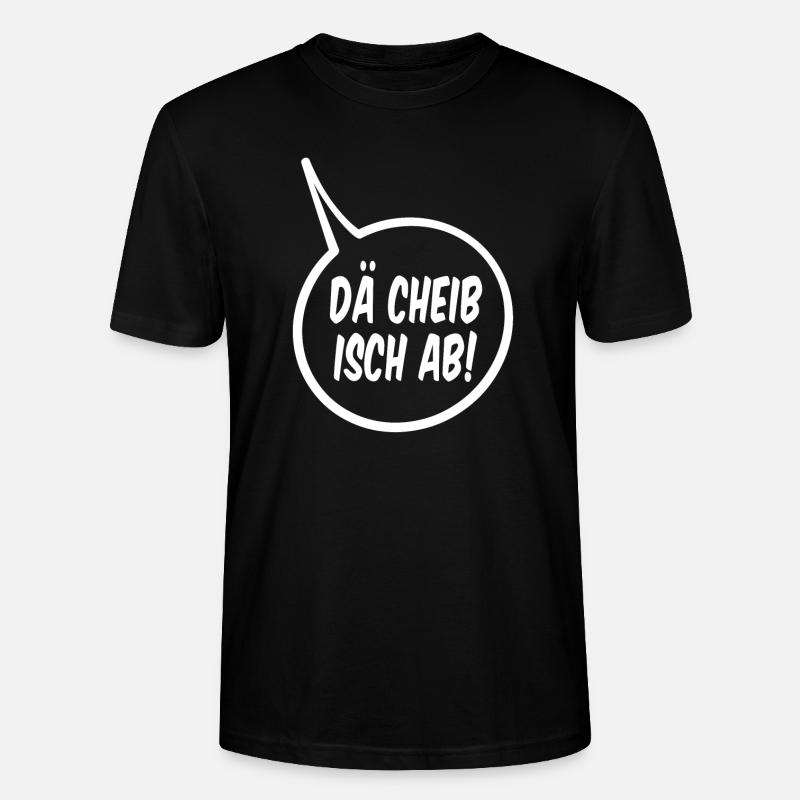 Dä cheib isch ab - Stanley/Stella Unisex Bio-T-Shirt CRAFTER - Schwarz