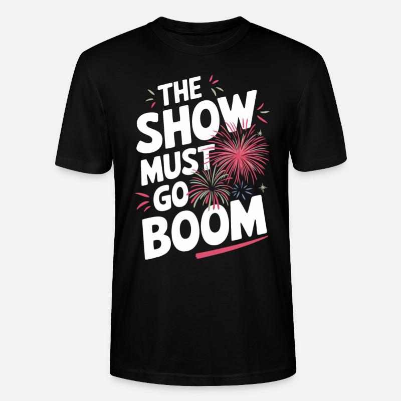 Pyrotechnie Feux d’artifice Pyrotechnie - T-shirt bio CRAFTER Stanley Stella Unisexe - noir