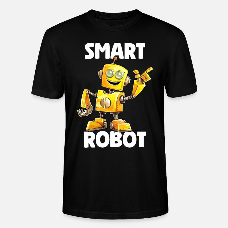 Smart Robot - Stanley/Stella Unisex Bio-T-Shirt CRAFTER - Schwarz