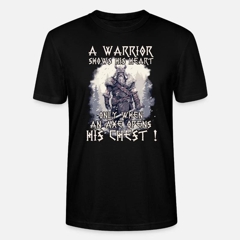 Ragnar Legendär Wikinger Geschenk Krieger - Stanley/Stella Unisex Bio-T-Shirt CRAFTER - Schwarz