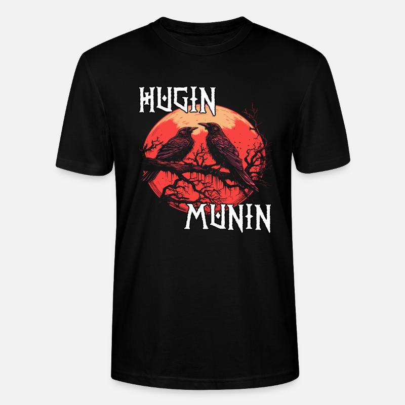 Blutrabe | Wikinger Odins Raben Wikinger - Stanley/Stella Unisex Bio-T-Shirt CRAFTER - Schwarz