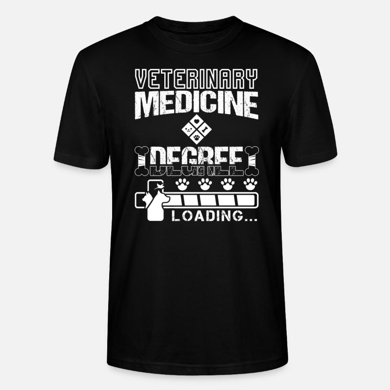 Veterinary Medicine Degree Loading - T-shirt bio CRAFTER Stanley Stella Unisexe - noir