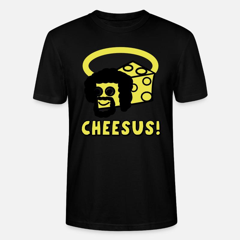 Cheesus - Stanley/Stella Unisex Bio-T-Shirt CRAFTER - Schwarz