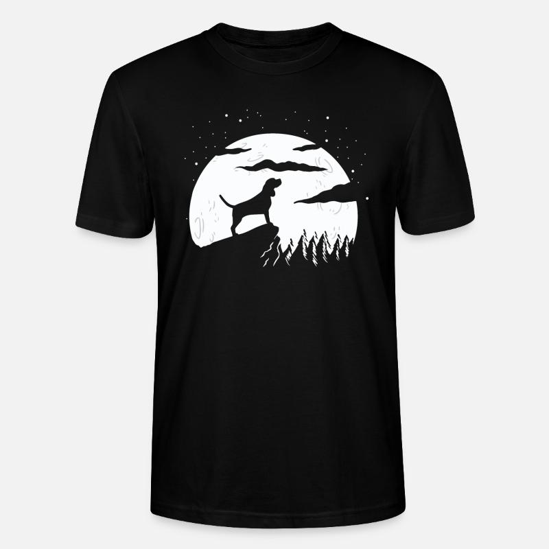 Beagle - Hunde Geschenk - Stanley/Stella Unisex Bio-T-Shirt CRAFTER - Schwarz