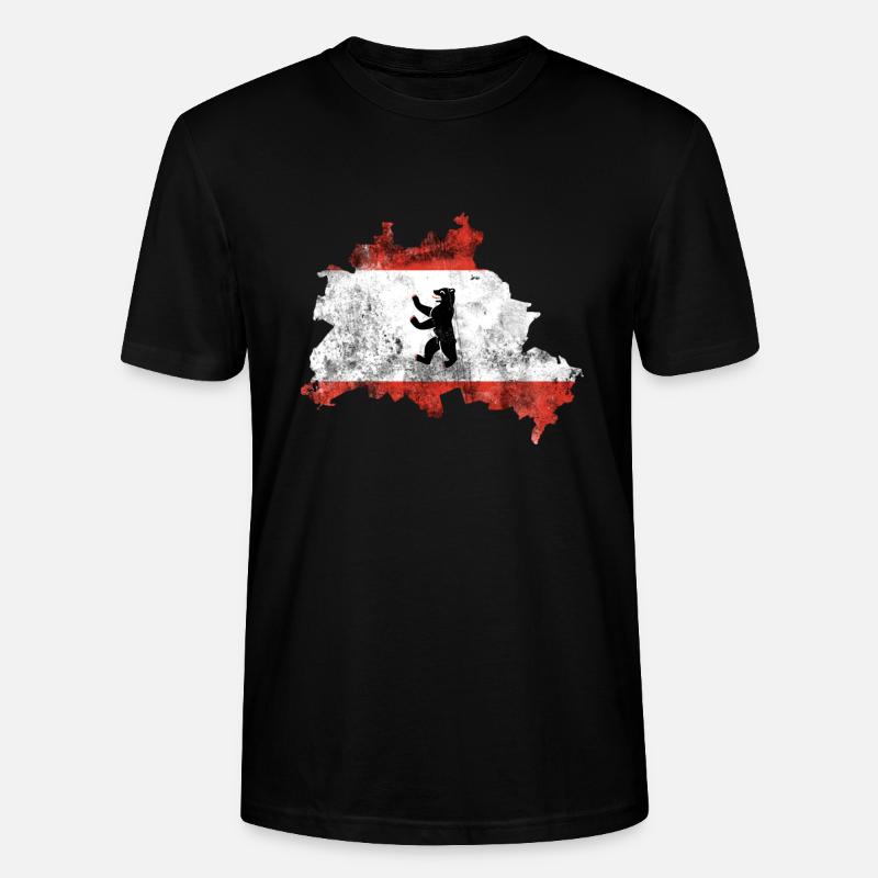 Berlin - Stanley/Stella Unisex Bio-T-Shirt CRAFTER - Schwarz