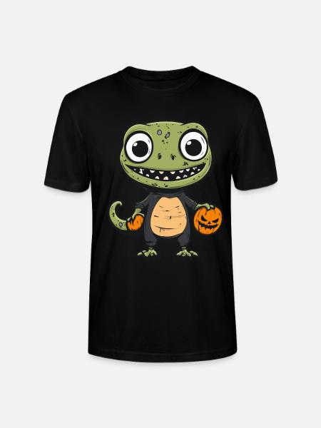 Echse Halloween Zombie - Stanley/Stella Unisex Bio-T-Shirt CRAFTER - Schwarz