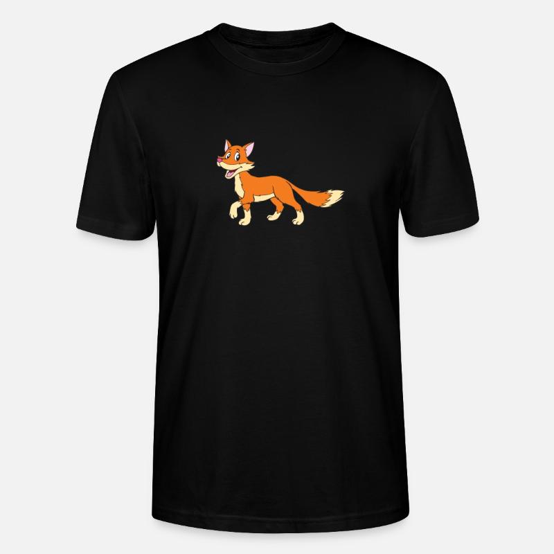 Fuchs - Stanley/Stella Unisex Bio-T-Shirt CRAFTER - Schwarz