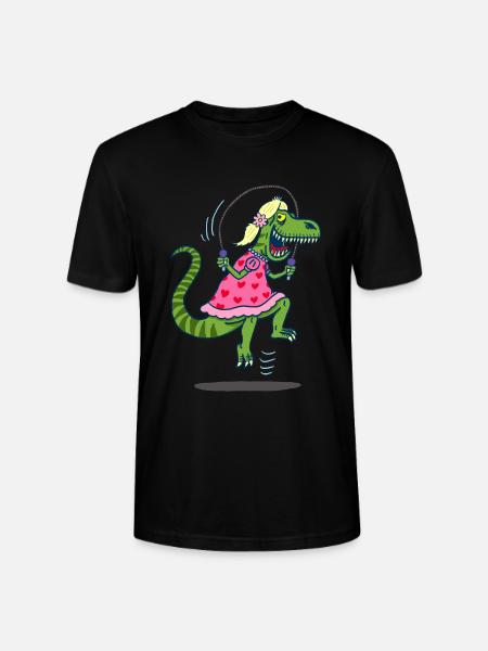 Tyrannosaurus Rex Hunting Ruse - Stanley/Stella CRAFTER Unisex Organic T-Shirt - black