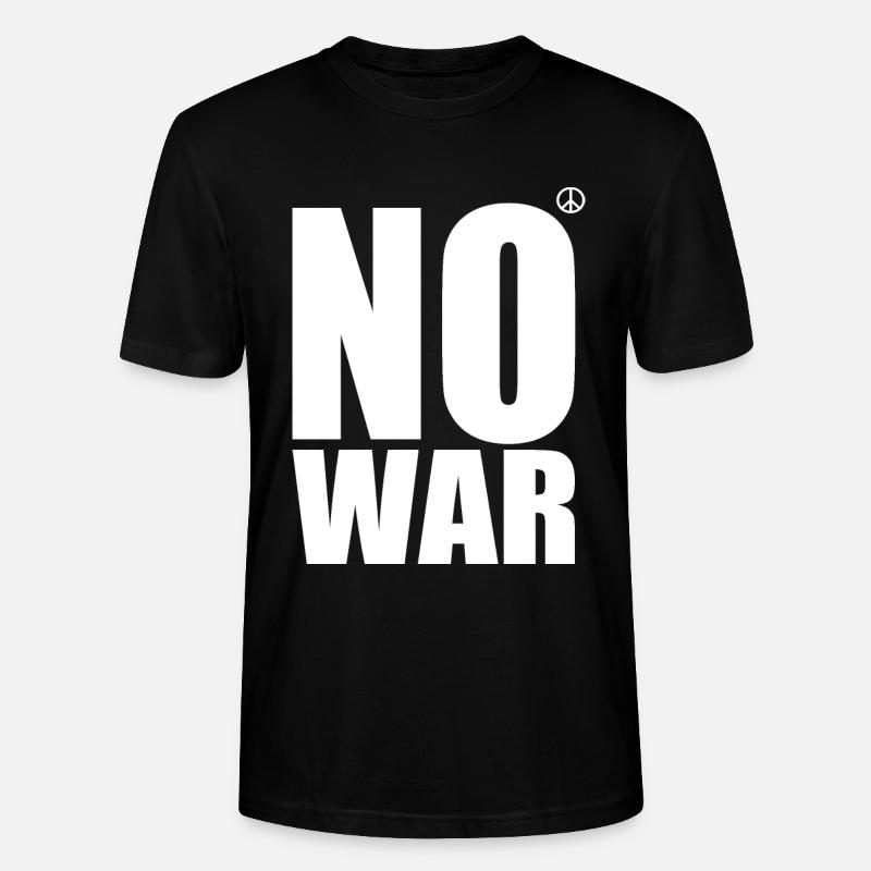 No war - Stanley/Stella Unisex Bio-T-Shirt CRAFTER - Schwarz