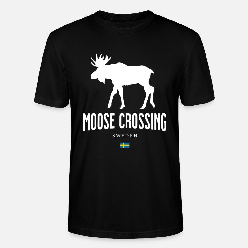 Moose Sweden - Stanley/Stella CRAFTER Unisex Organic T-Shirt - black