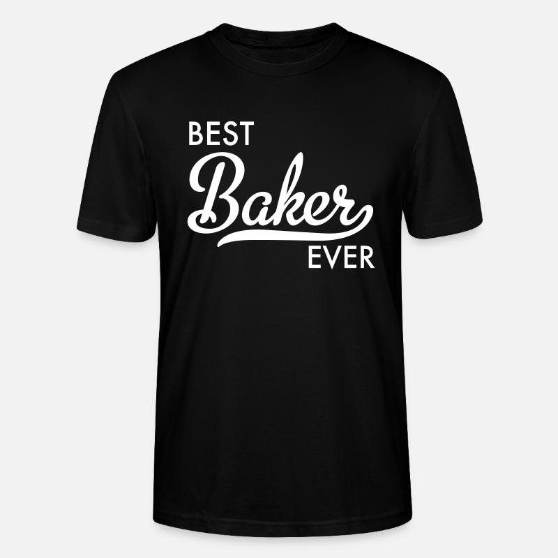Bäcker - Stanley/Stella Unisex Bio-T-Shirt CRAFTER - Schwarz